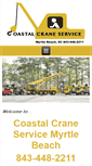 Mobile Screenshot of craneservicemb.com