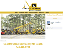 Tablet Screenshot of craneservicemb.com